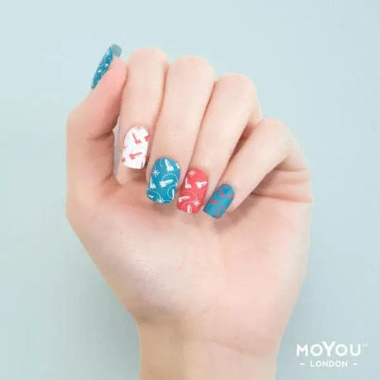 MoYou London Time Traveller Stamping Plate Back to 50s 01 I Love My Polish