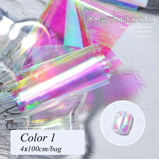 Colorful Flame Design Transfer Foil For Nails – Scarlett Nail Supplies