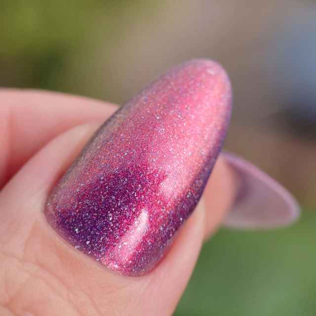 Pepper Polish Believe in Yourself Pink Holographic Glitter Nail Polish I Love My Polish