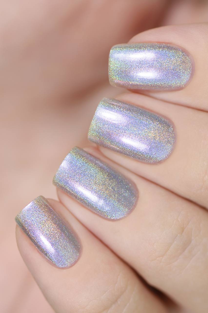 Buy Purple Holographic Nail Polish Of Step At Affordable Price At ILMP