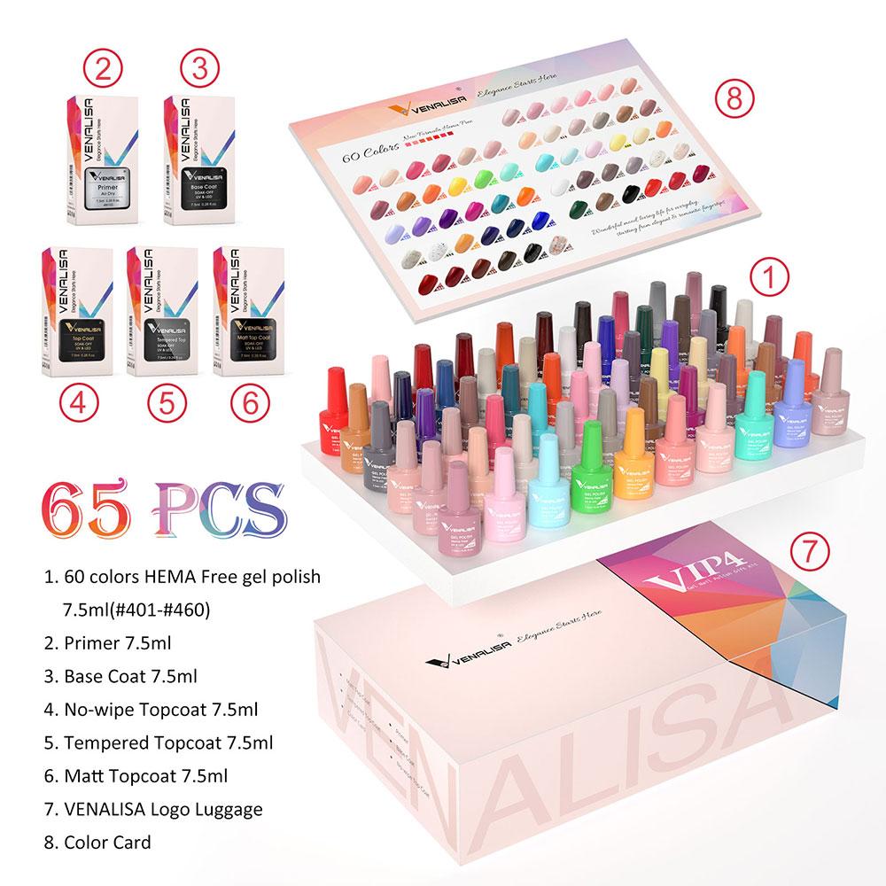 Venalissa Gel Kit -VIP 4 (65 pcs) I Love My Polish