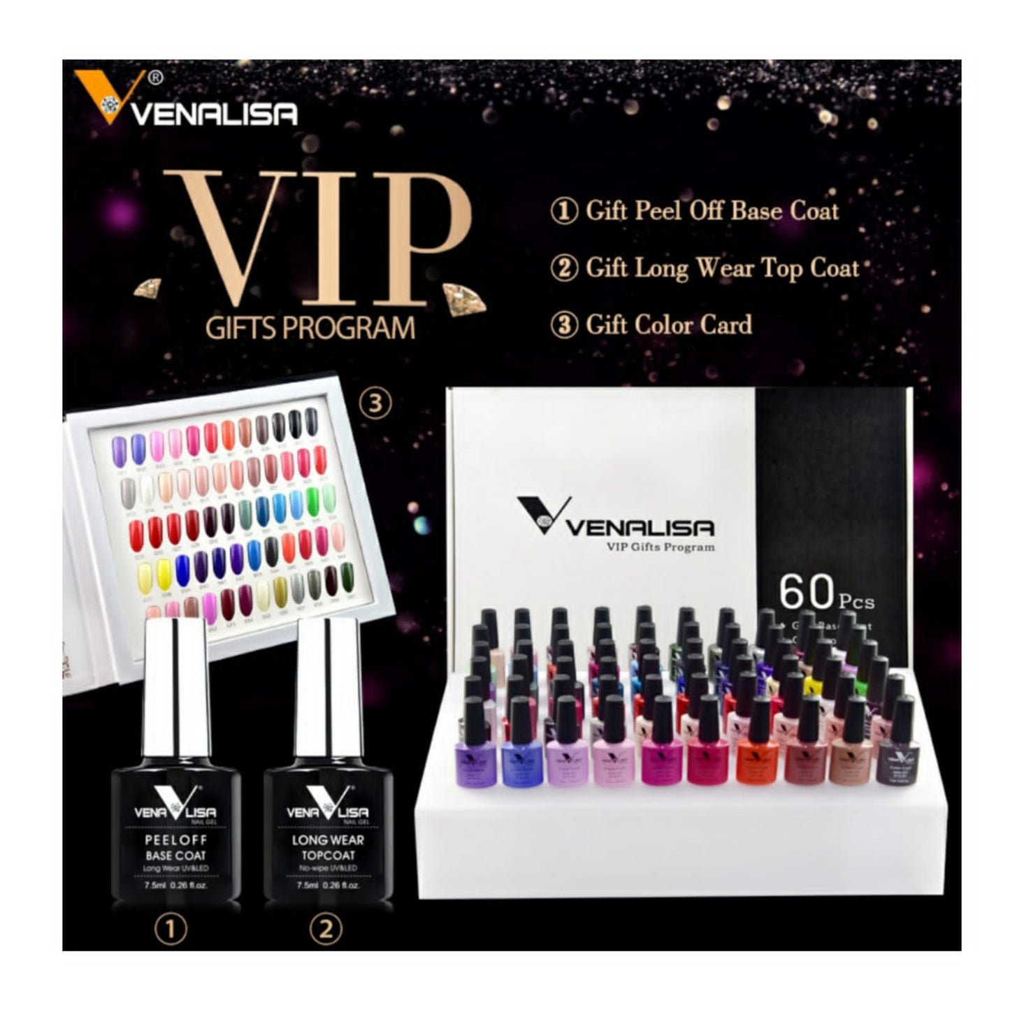 Venalissa Gel Kit -VIP(62 pcs) I Love My Polish