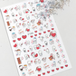Valentine's Day Cute Couple Heart Stickers I Love My Polish