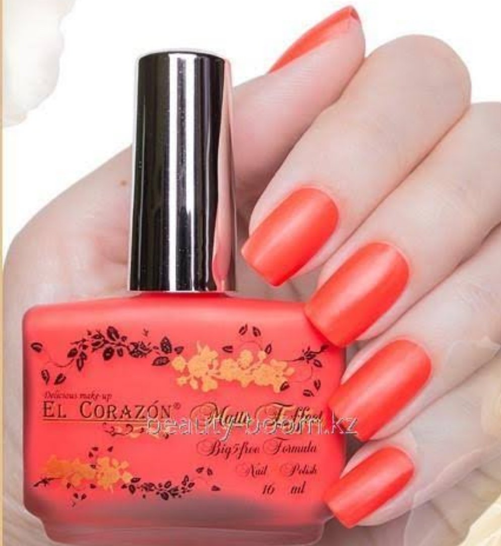 El Corazon Nail polish "Matte Effect Neon"- 143 I Love My Polish