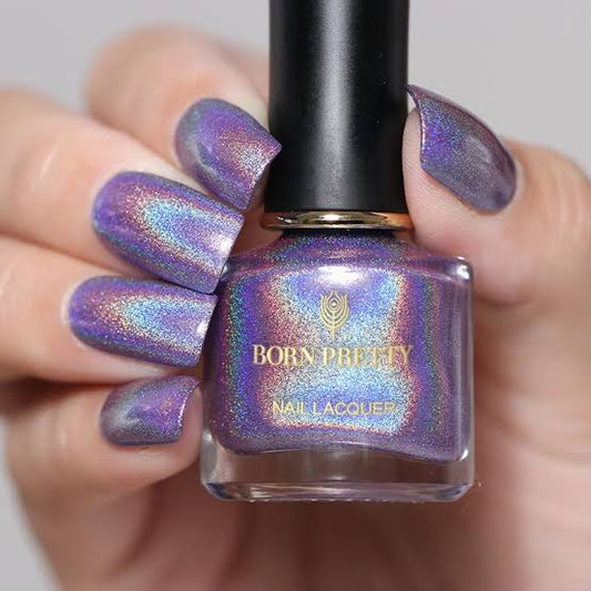 Born Pretty Mauve Holographic Nail Polish FH-13 I Love My Polish