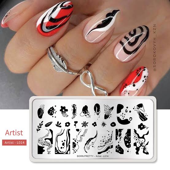 Born Pretty Artist Stamping Plate - L014 I Love My Polish