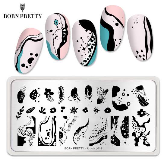 Born Pretty Artist Stamping Plate - L014 I Love My Polish