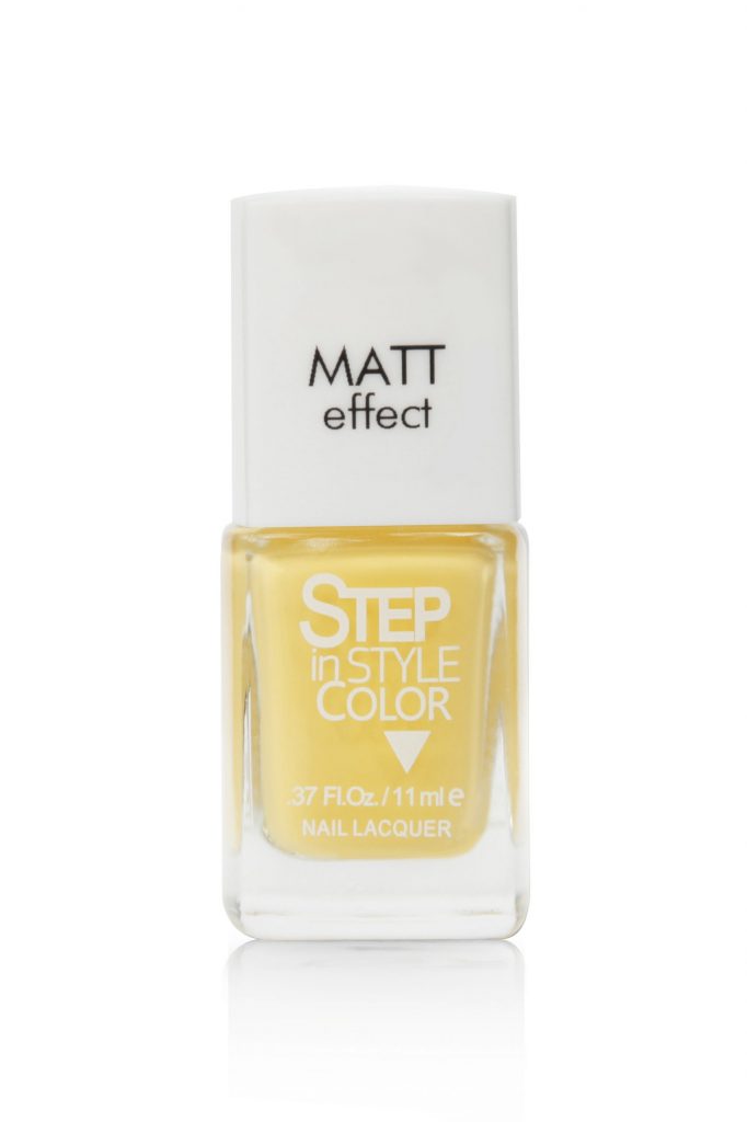 Premium Photo | Manicure with trendy yellow color of nail polish on female  hands. minimal design.
