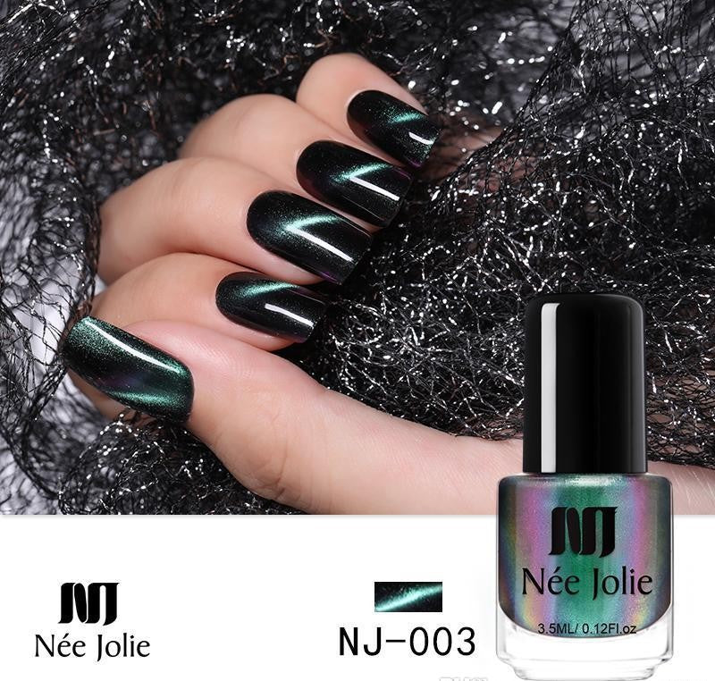 Nee Jolie Purple Green Chameleon Magnetic Nail Polish - NJ-003 I Love My Polish