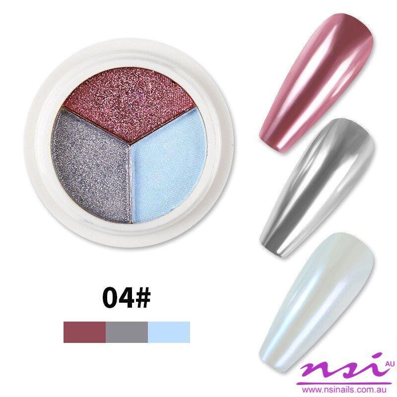 3 in 1 Mirror and Mermaid Chrome Nail Powder I Love My Polish